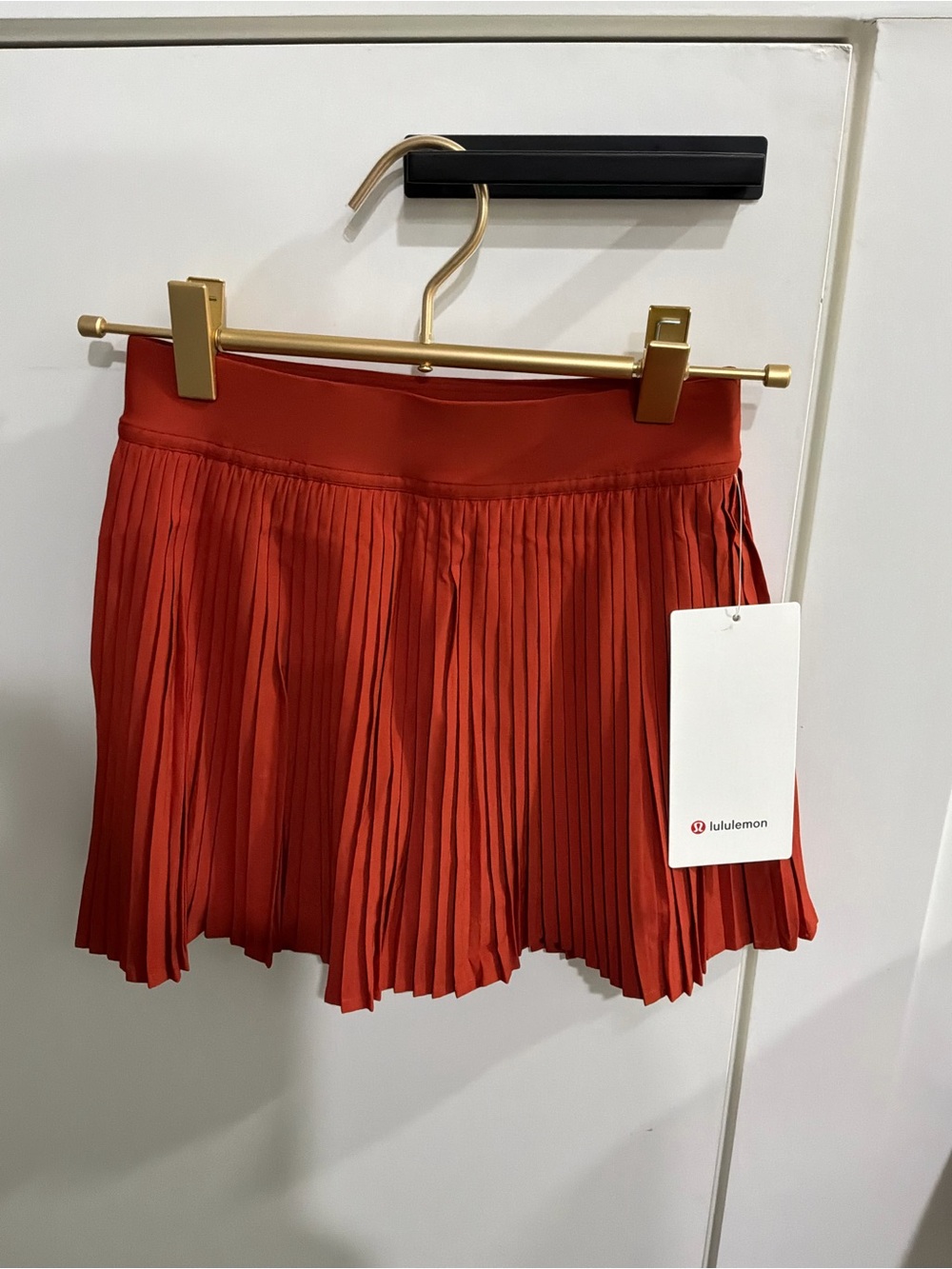 lululemon athletica Pleated Circle Skater Skirt - Autumn Red